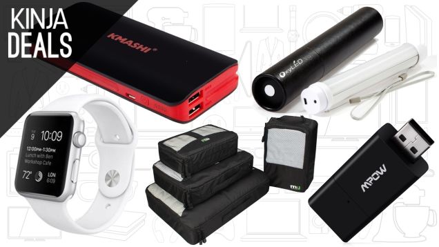 Today’s Best Deals: Cheap Battery Pack, Packing Cubes, Apple Watch, and More